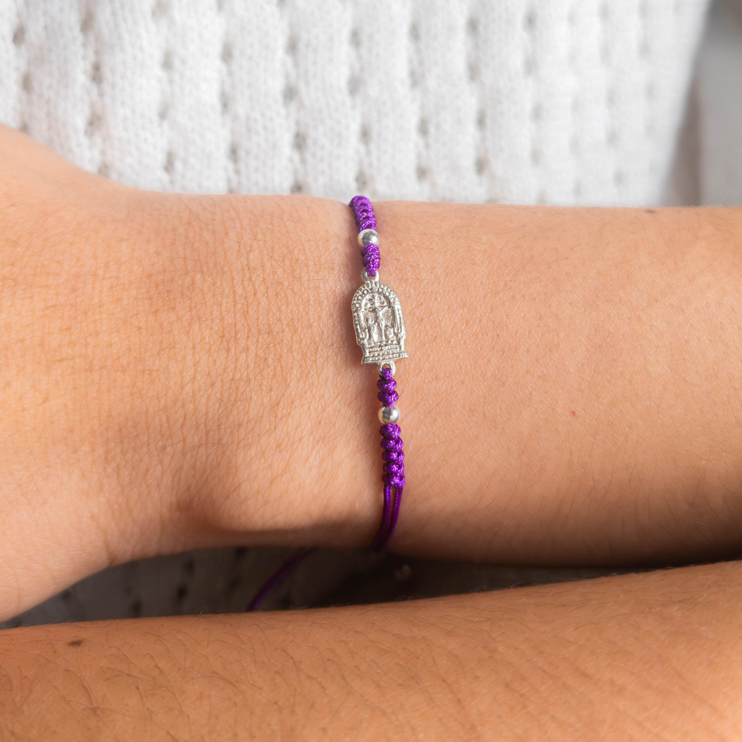 Pulsera Señor de los Milagros - Morado