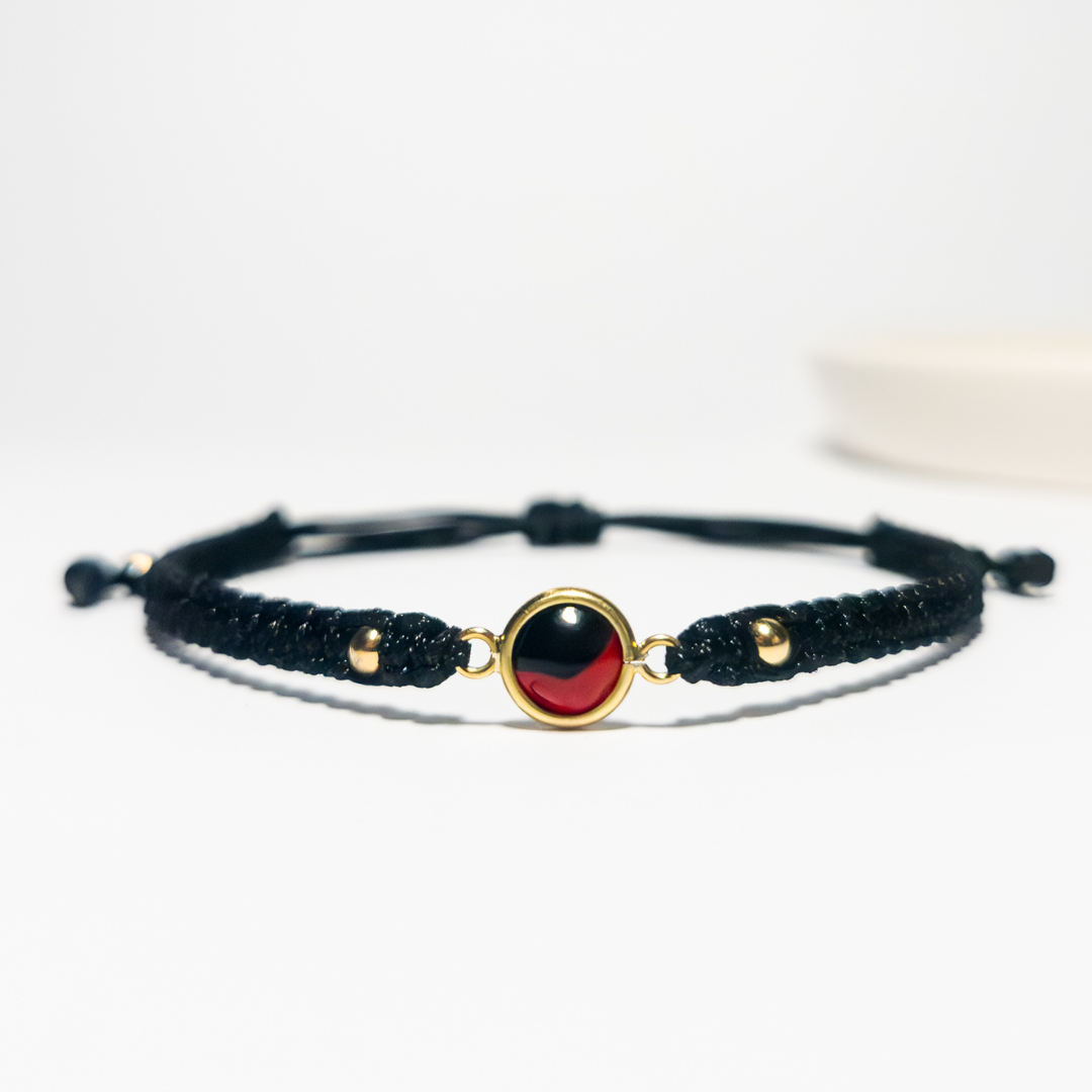 Pulsera Huayruro Encapsulado II - Oro 18k
