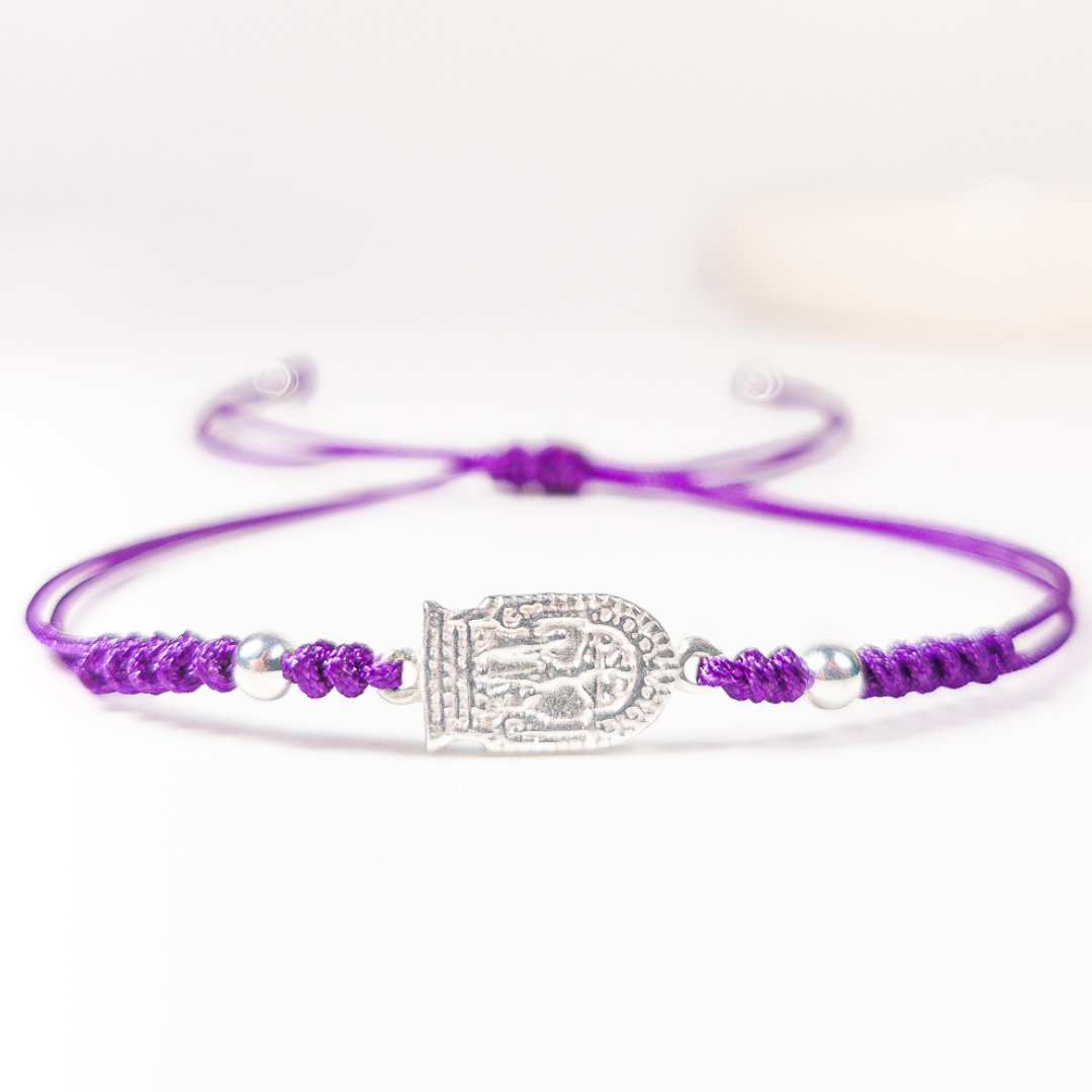 Pulsera Señor de los Milagros - Morado