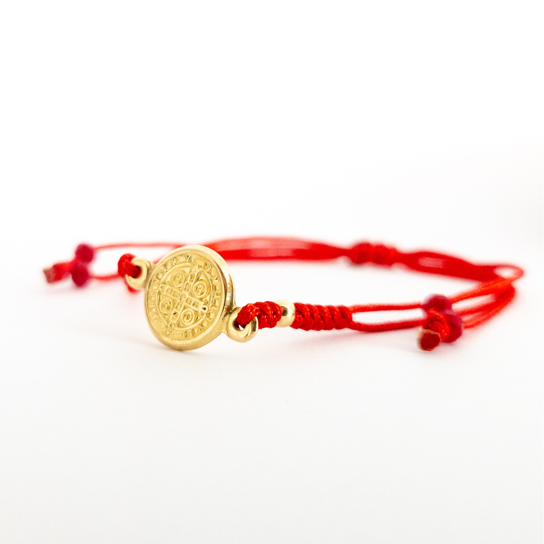 Pulsera San Benito - Oro 18k