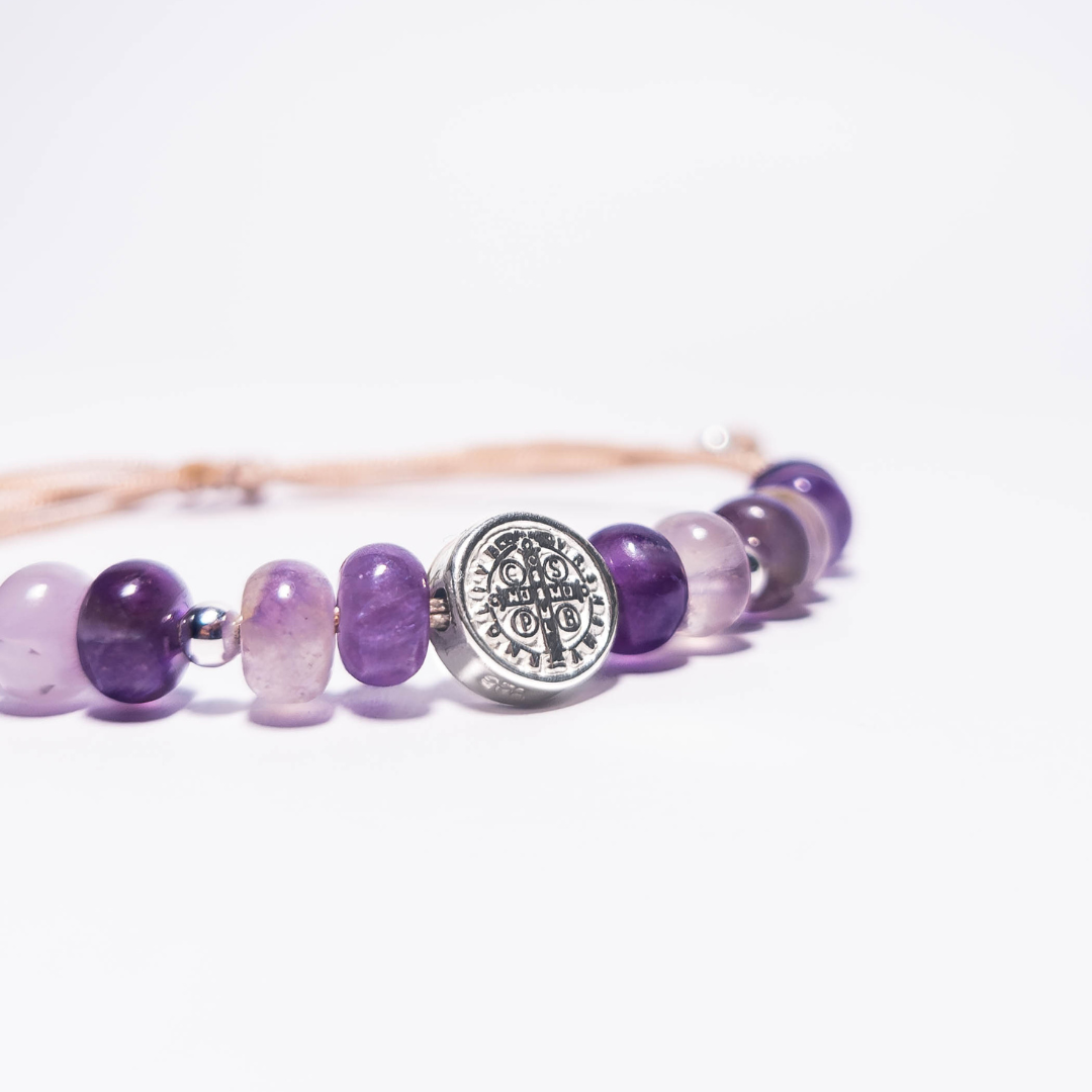 Pulsera San Benito - Amatista
