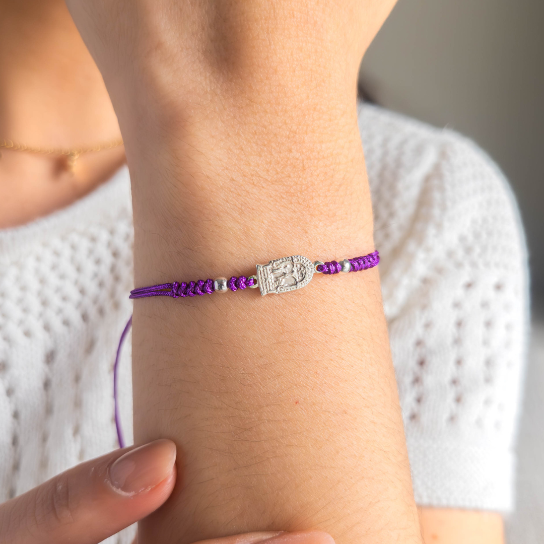 Pulsera Señor de los Milagros - Morado
