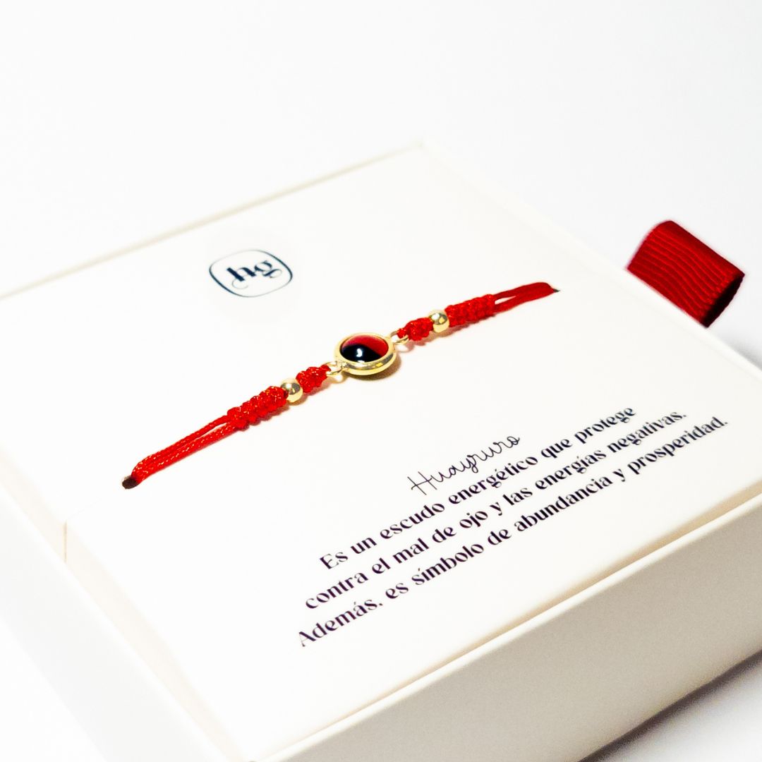 Pulsera Dije Huayruro - Oro 18k