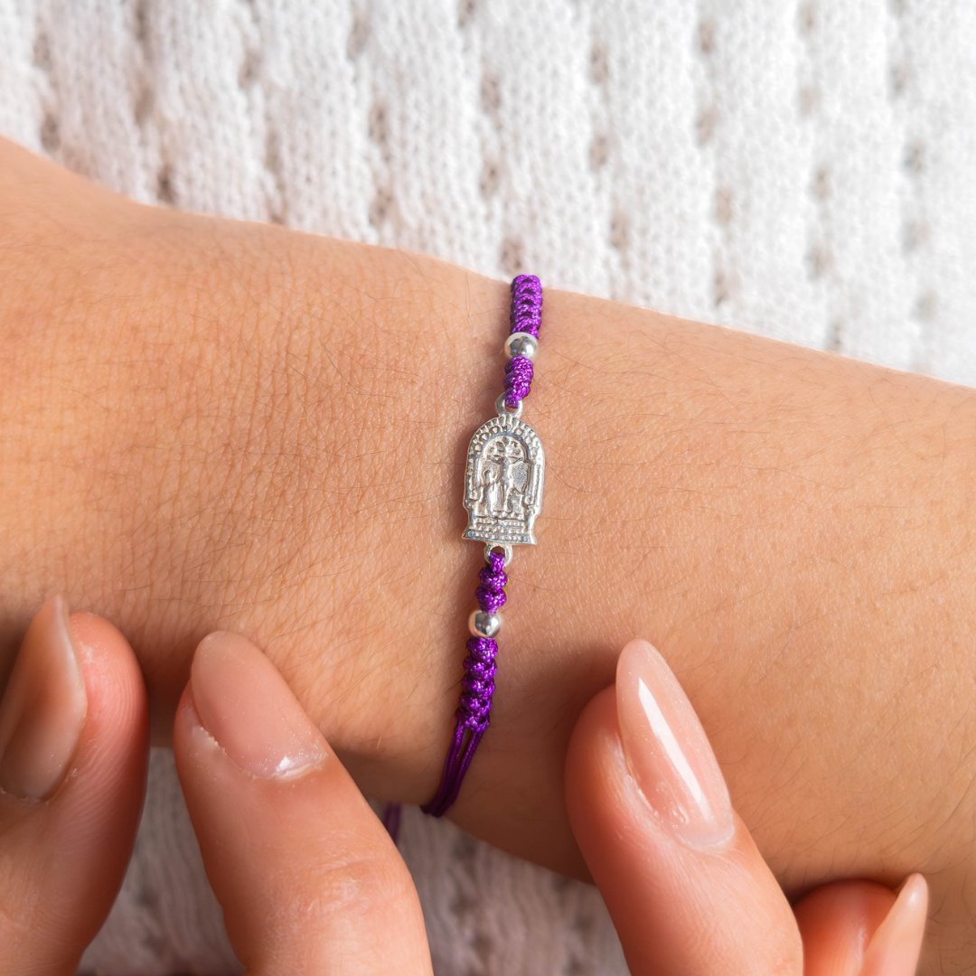Pulsera Señor de los Milagros - Morado