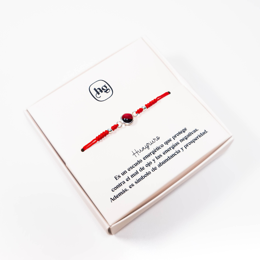 Pulsera Huayruro Encapsulado