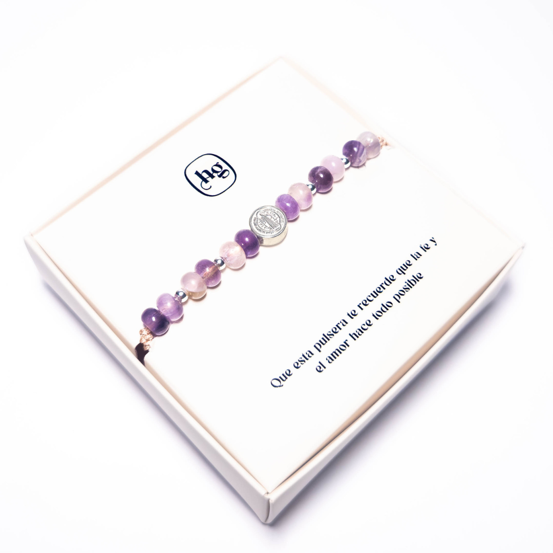 Pulsera San Benito - Amatista
