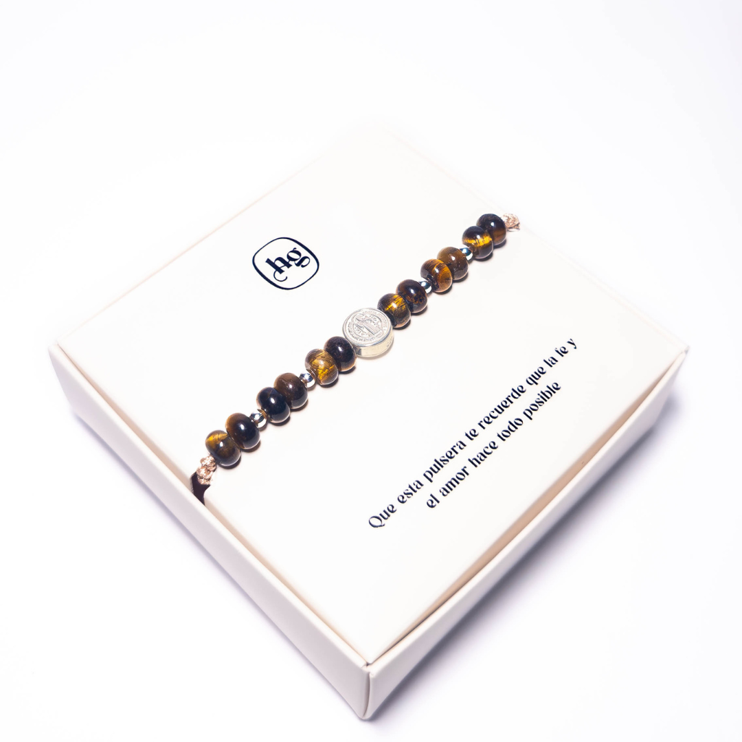 Pulsera San Benito - Ojo de Tigre