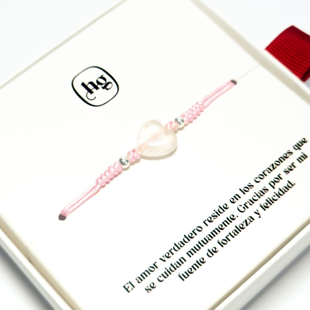 Pulsera Amor Incondicional - Cuarzo Rosa