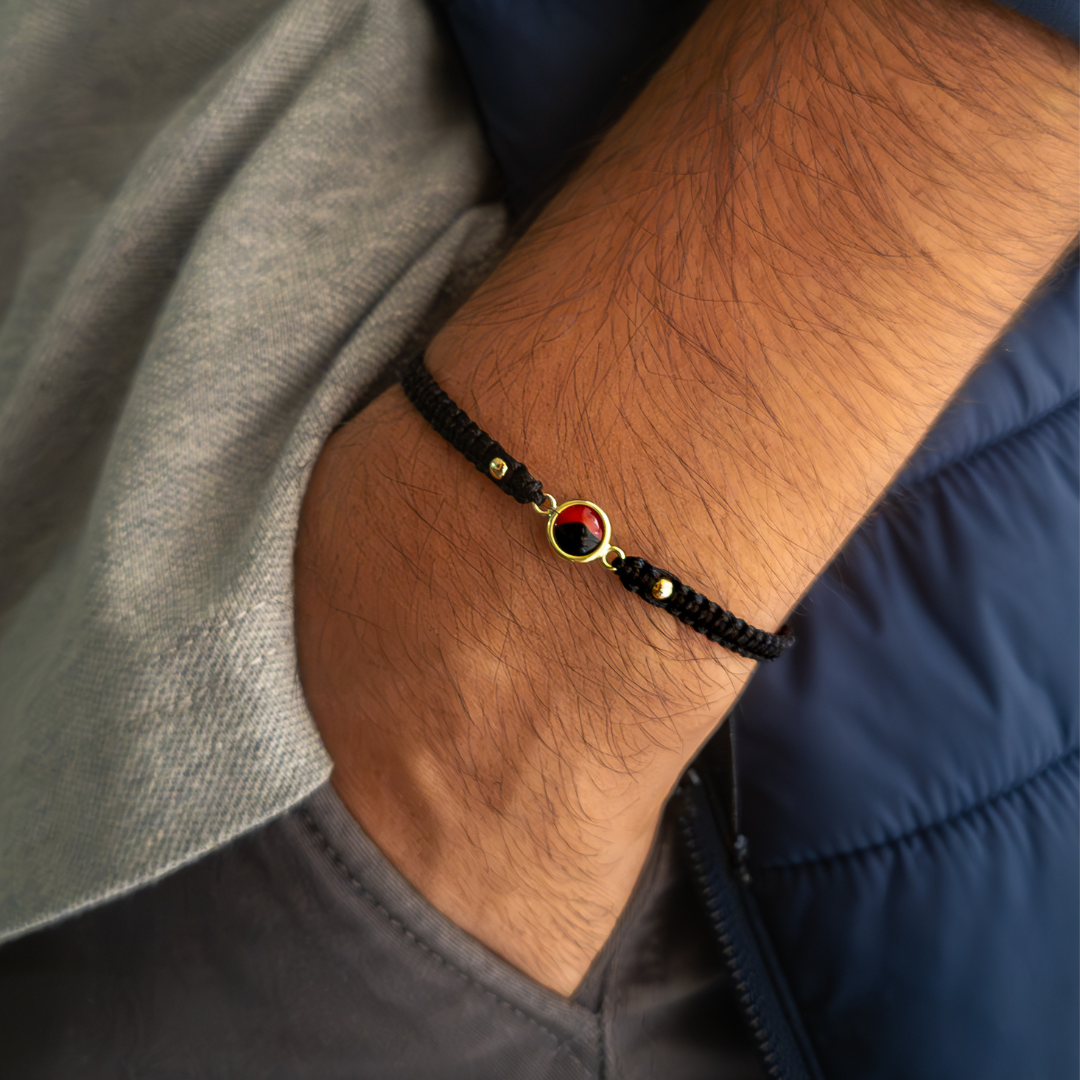 Pulsera Huayruro Encapsulado II - Oro 18k