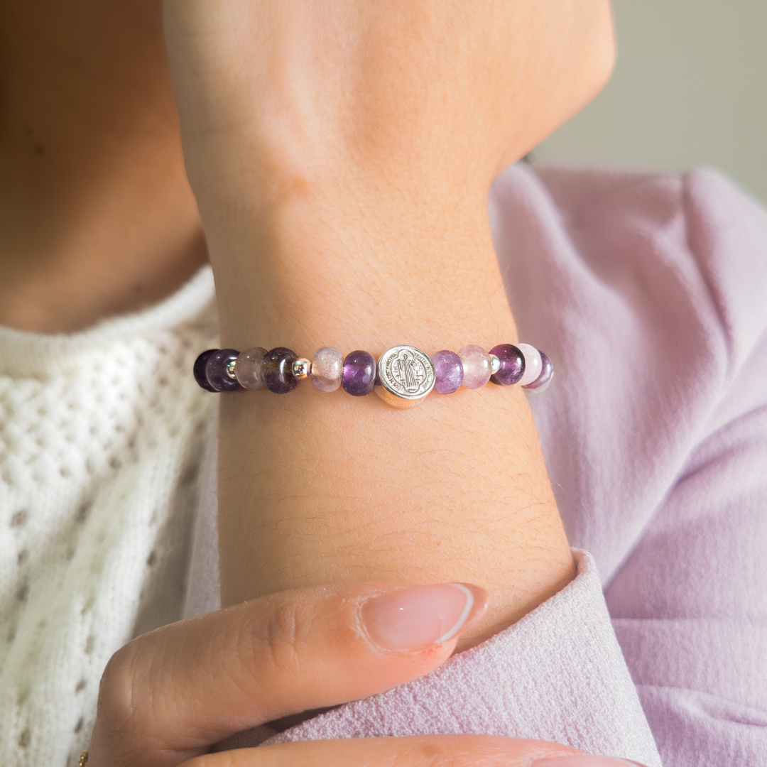 Pulsera San Benito - Amatista