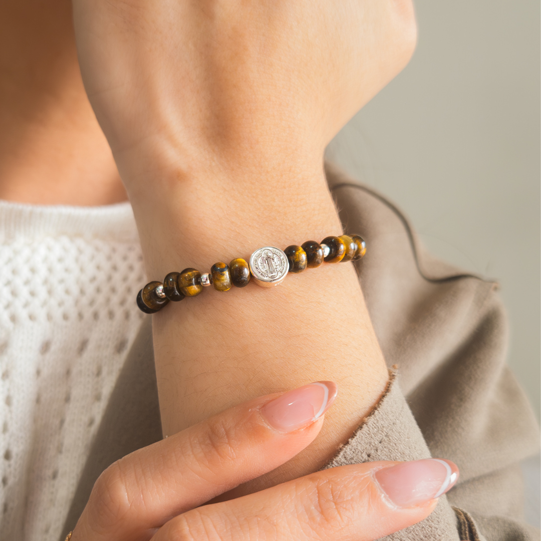Pulsera San Benito - Ojo de Tigre