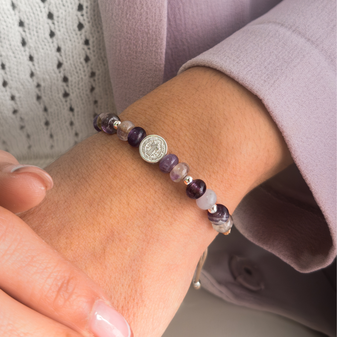 Pulsera San Benito - Amatista