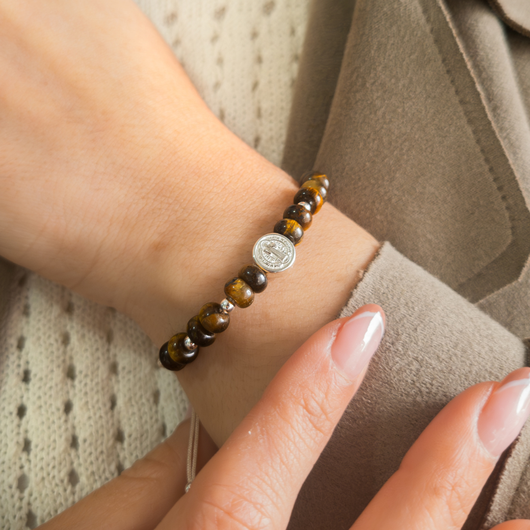 Pulsera San Benito - Ojo de Tigre