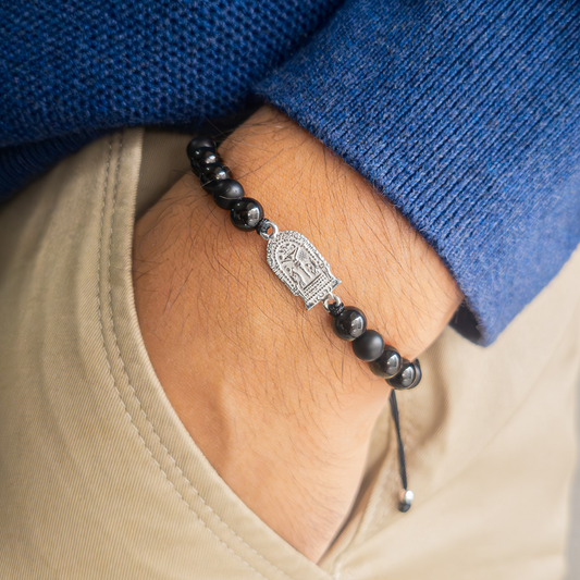 Pulsera Escudo Protector - Señor de los Milagros