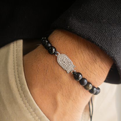 Pulsera Escudo Protector - Señor de los Milagros