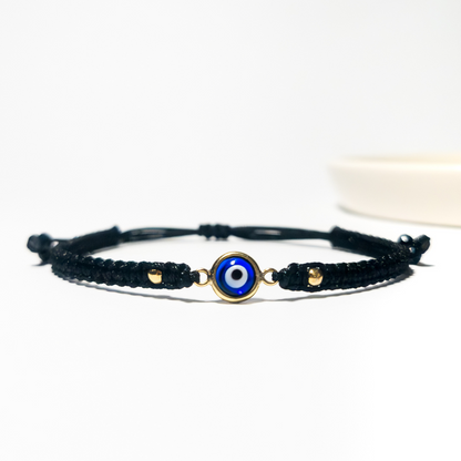 Pulsera Ojo Turco Azul II - Oro 18k