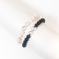 Dúo Amor & Fuerza Infinita - Cuarzo Rosa + Onix