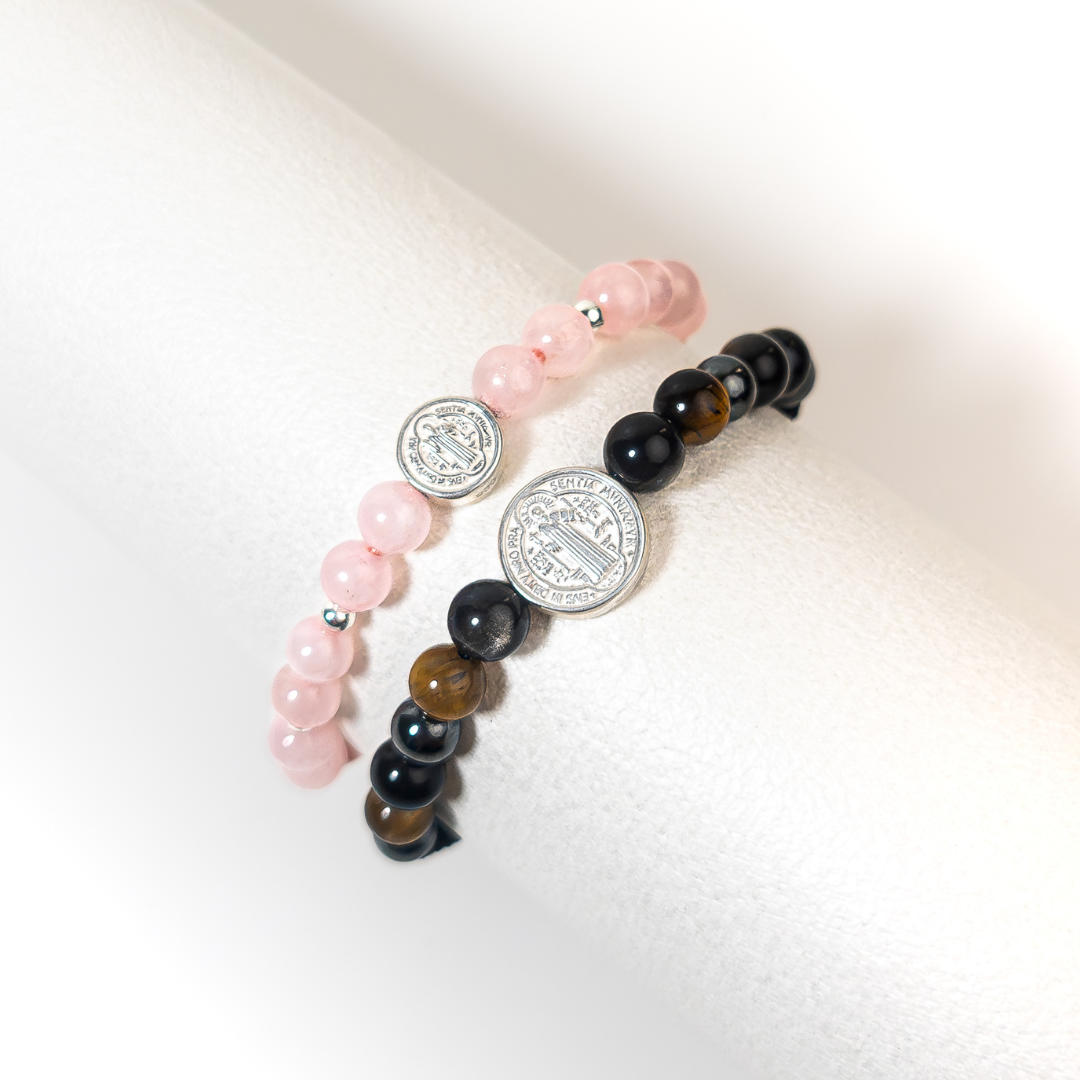 Dúo Cuarzo Rosa + Protección Total - San Benito