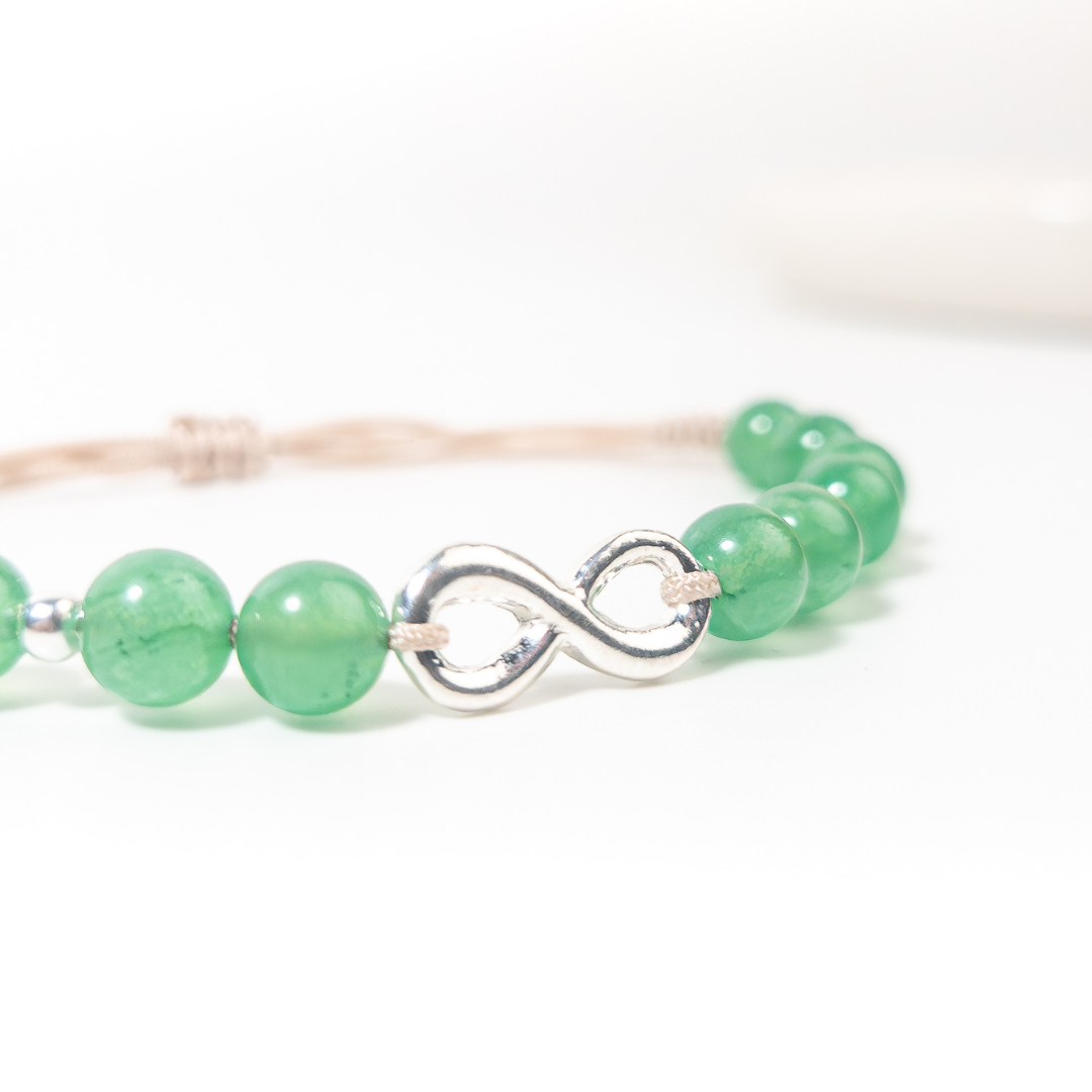 Pulsera Lazo Eterno - Jade