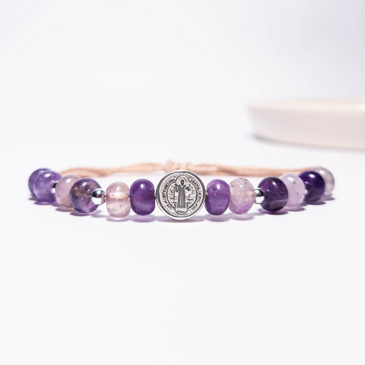 Pulsera San Benito - Amatista