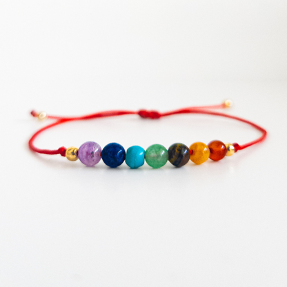 Pulsera 7 Chakras - Oro 18k