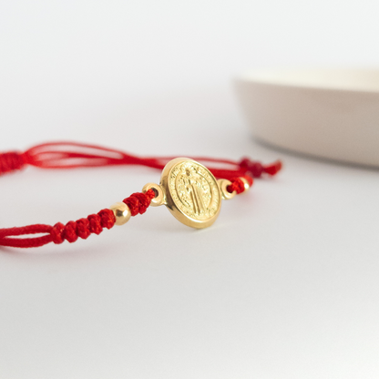 Pulsera San Benito - Oro 18k