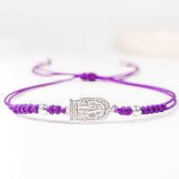 Pulsera Señor de los Milagros - Morado