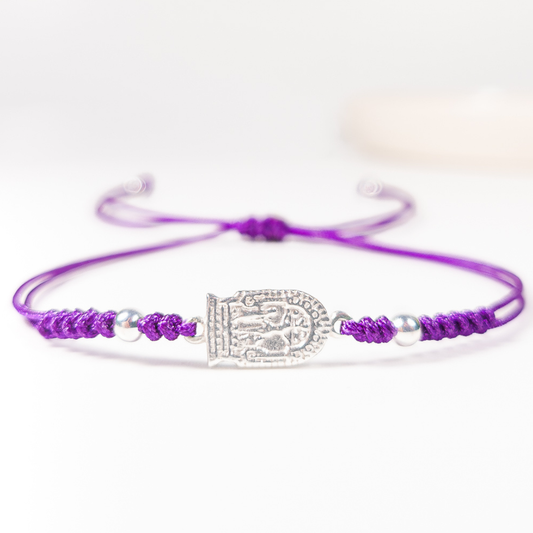 Pulsera Señor de los Milagros - Morado