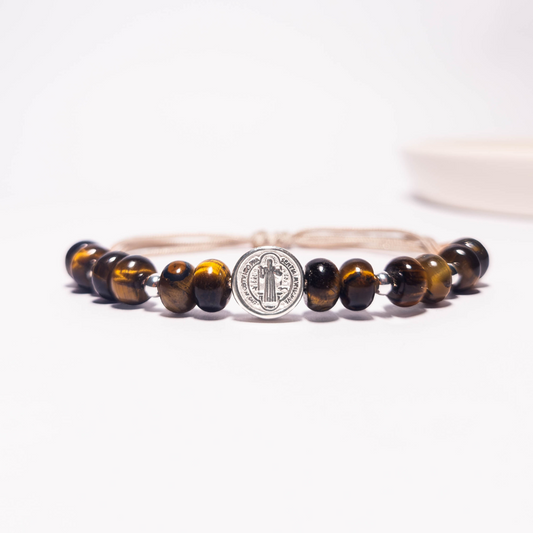 Pulsera San Benito - Ojo de Tigre