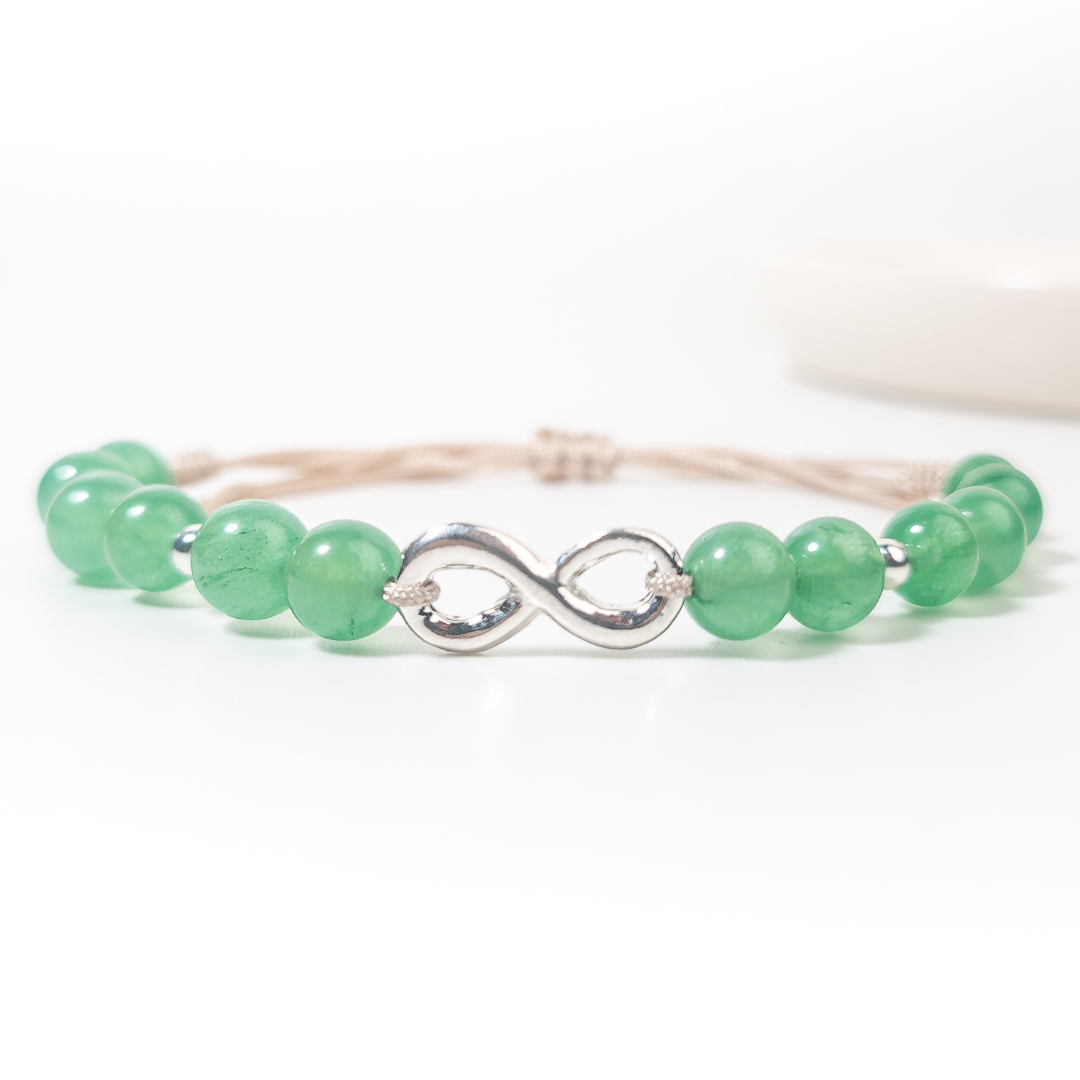 Pulsera Lazo Eterno - Jade