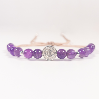 Pulsera San Benito - Amatista