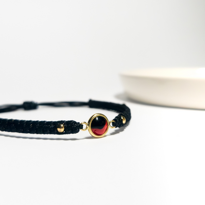 Pulsera Huayruro Encapsulado II - Oro 18k