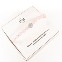 Pulsera San Benito - Cuarzo Rosa