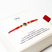 Pulsera Huayruro Encapsulado - Oro 18k