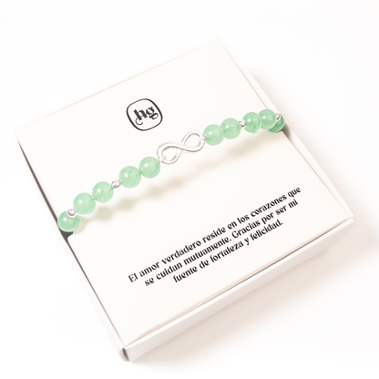 Pulsera Lazo Eterno - Jade