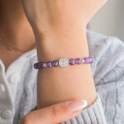 Pulsera San Benito - Amatista