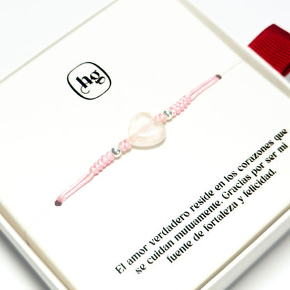 Pulsera Amor Incondicional - Cuarzo Rosa