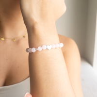 Pulsera Cuarzo Rosa