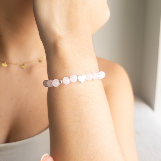 Pulsera Cuarzo Rosa