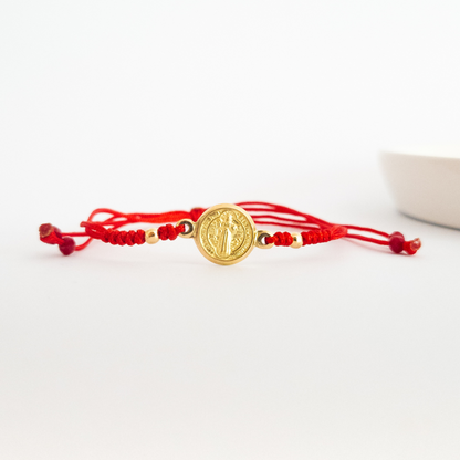 Pulsera San Benito - Oro 18k