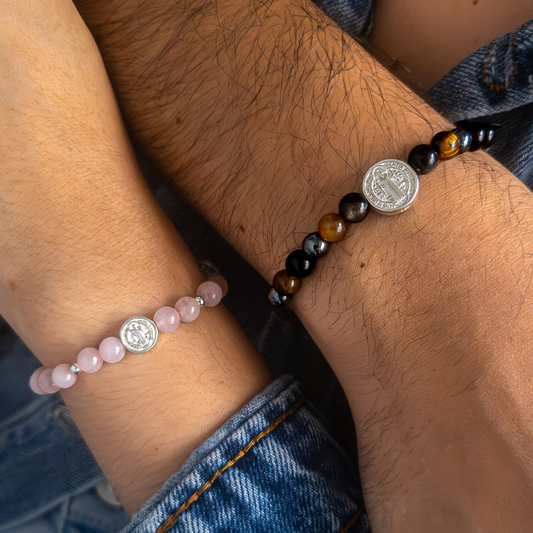 Dúo Cuarzo Rosa + Protección Total - San Benito