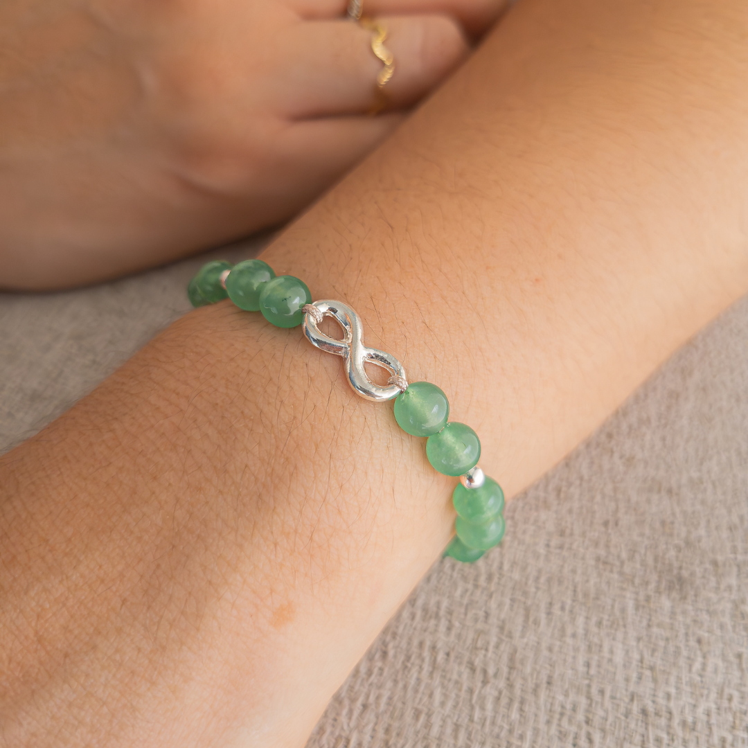 Pulsera Lazo Eterno - Jade