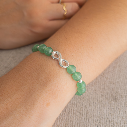 Pulsera Lazo Eterno - Jade