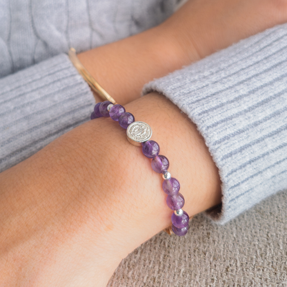 Pulsera San Benito - Amatista