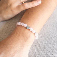 Pulsera Cuarzo Rosa