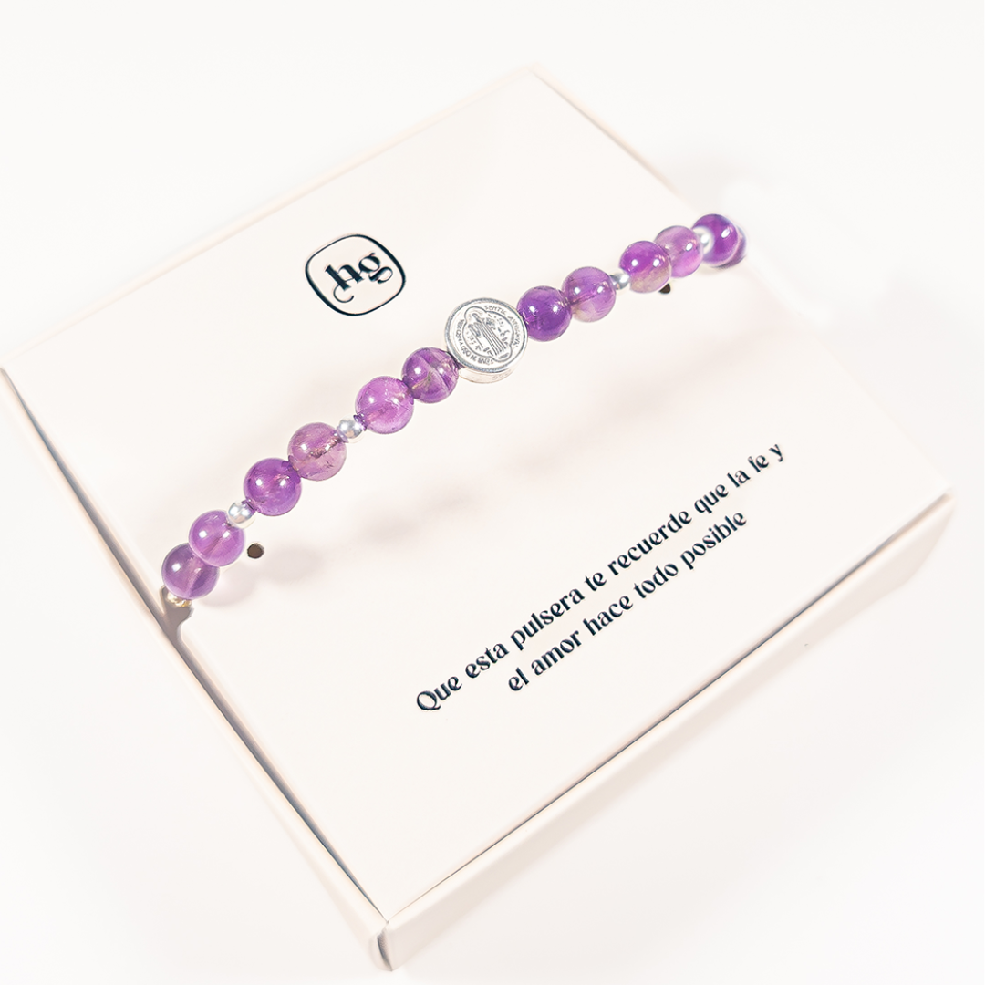 Pulsera San Benito - Amatista