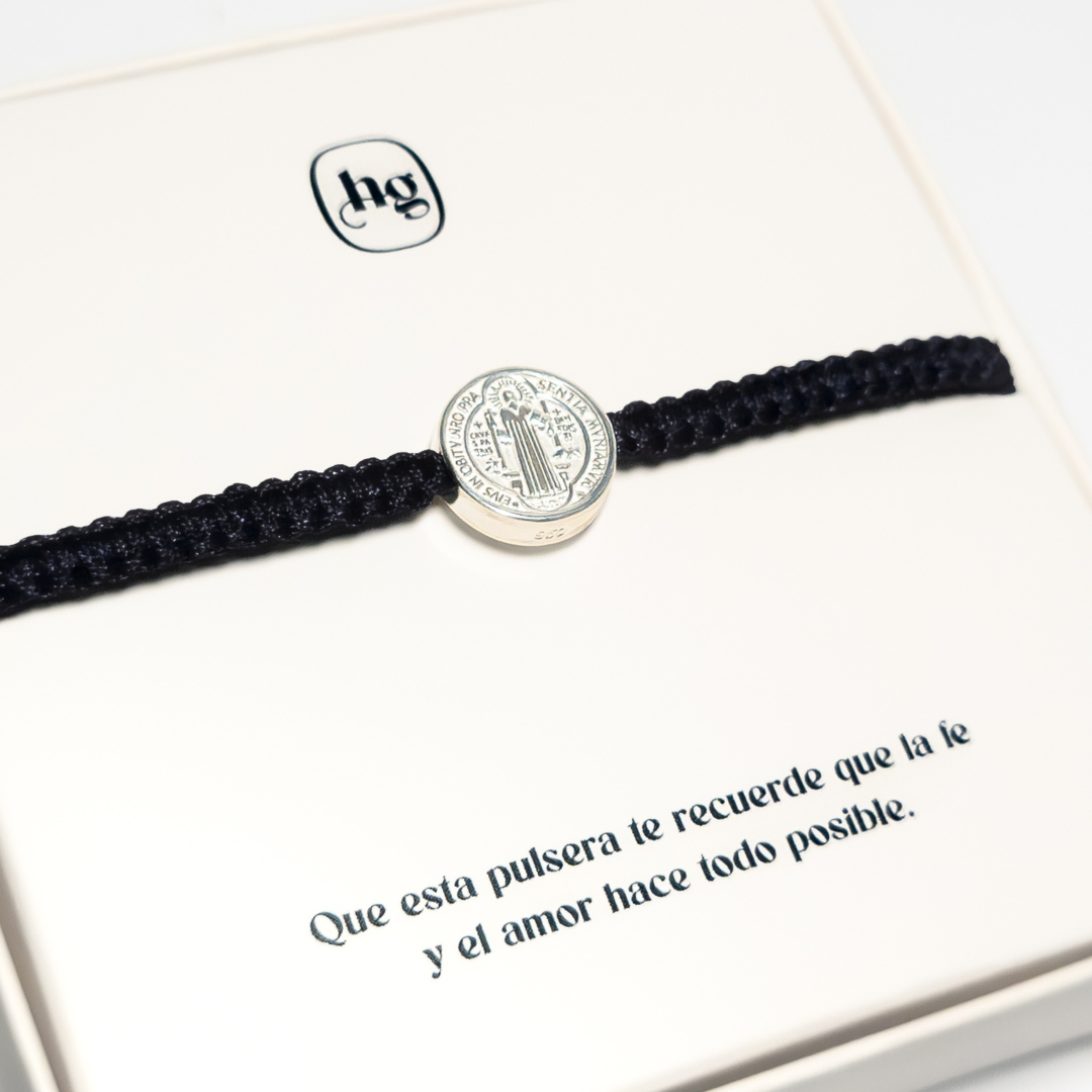 Pulsera San Benito III - Negro