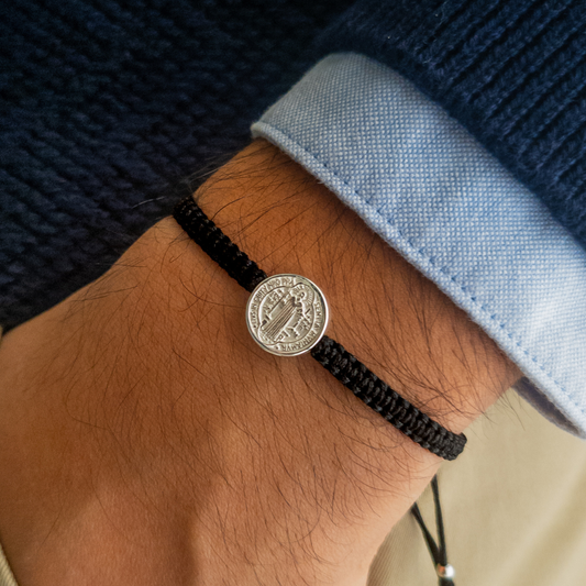 Pulsera San Benito III - Negro