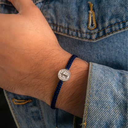 Pulsera San Benito III - Azul Marino