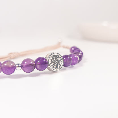 Pulsera San Benito - Amatista